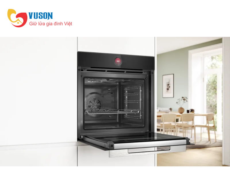 Lò Nướng Âm Tủ Bosch HBG7741B1 Seri 8 Nhiệt Phân