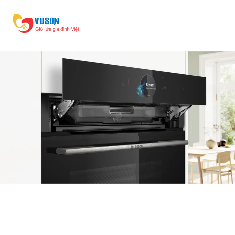 Lò nướng kết hợp hấp Bosch HRG7784B1 Series 8 xuất xứ Đức