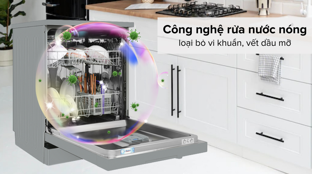 Máy rửa chén độc lập Beko DVN06431S - Công nghệ rửa