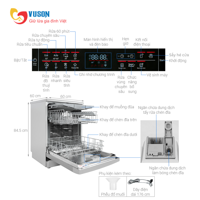Máy rửa bát Bosch HMH.SMS6ECI93E