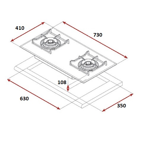 Bếp gas âm Eurosun EU-GA270