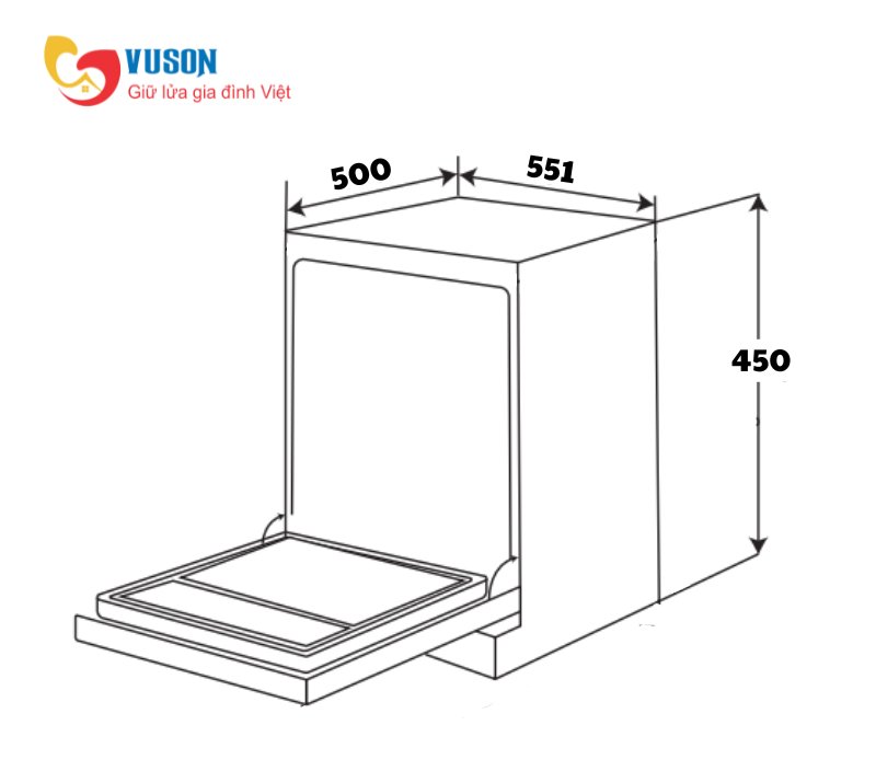 Máy Rửa Chén Mini Bosch 6 Bộ SKS62E38EU