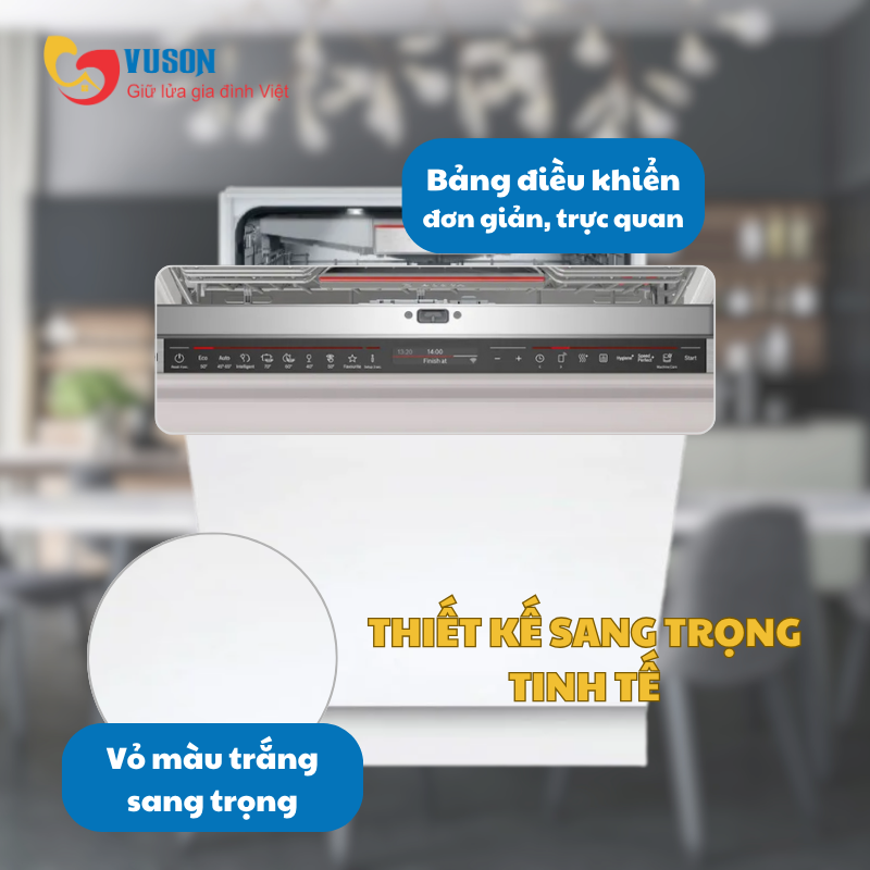 Máy rửa bát Bosch SMD8TCX04E Series 8