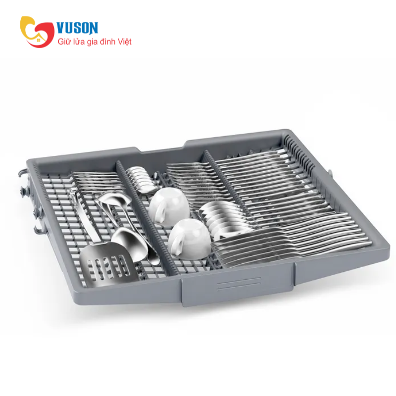 Máy Rửa Chén Bán Âm Bosch SMI6ECS10E Seri 6 Hé Cửa Model 2025