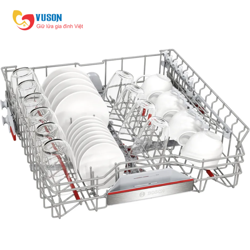 Máy Rửa Chén Bán Âm Bosch SMI6ECS10E Seri 6 Hé Cửa Model 2025