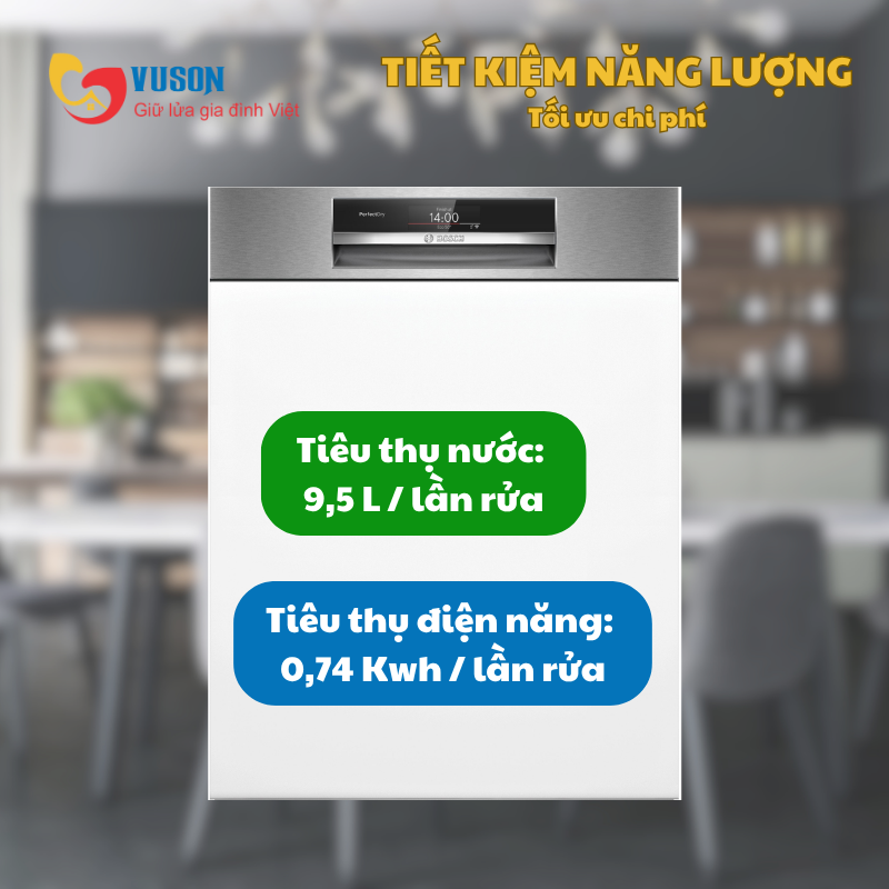 Máy rửa bát Bosch SMI8ZDS81T Series 8