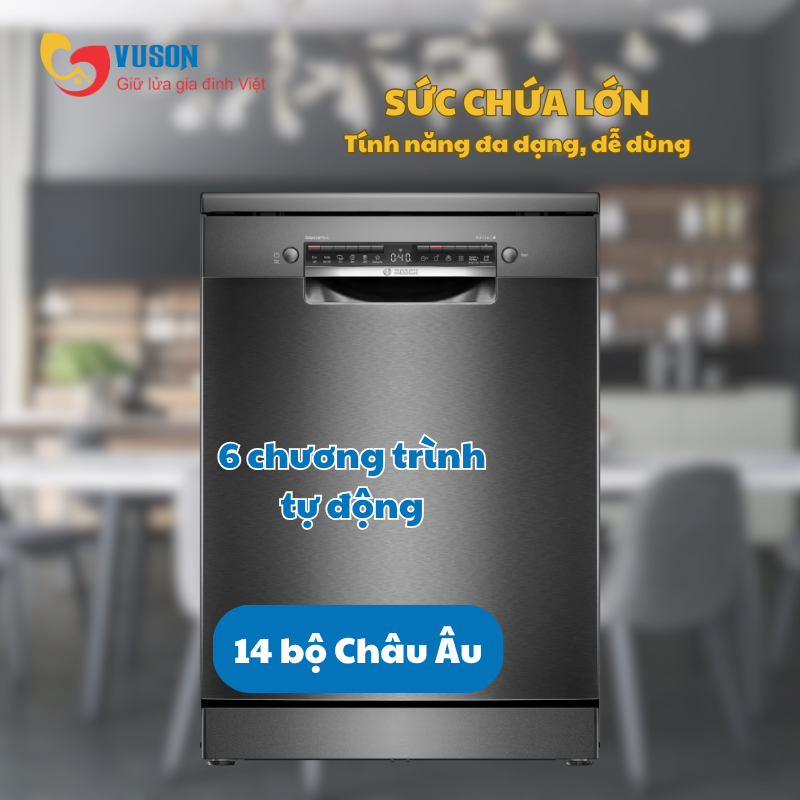 Máy rửa bát Bosch SMS4EMC06E
