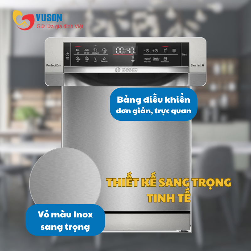 Máy rửa bát Bosch SMS6ZCI00P Series 6