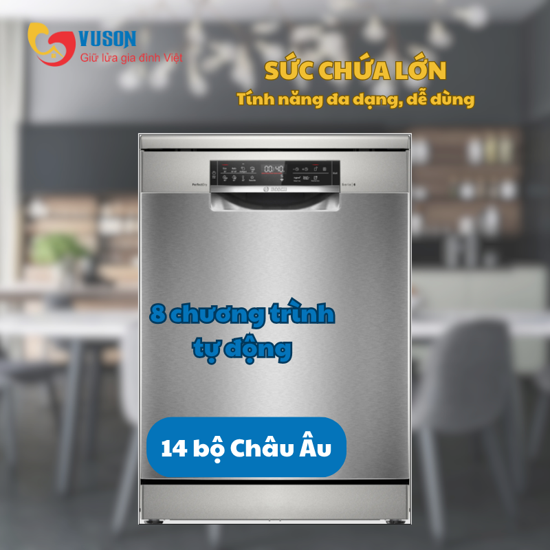 Máy rửa bát Bosch SMS6ZCI00P Series 6