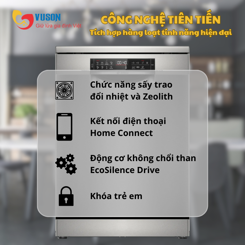 Máy rửa bát Bosch SMS6ZCI01P Series 6 Model 2025