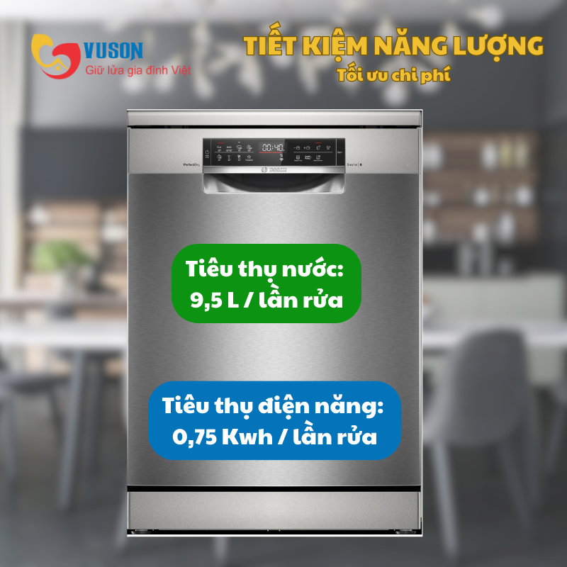 Máy rửa chén Bosch SMS6ZCI85M Series 6