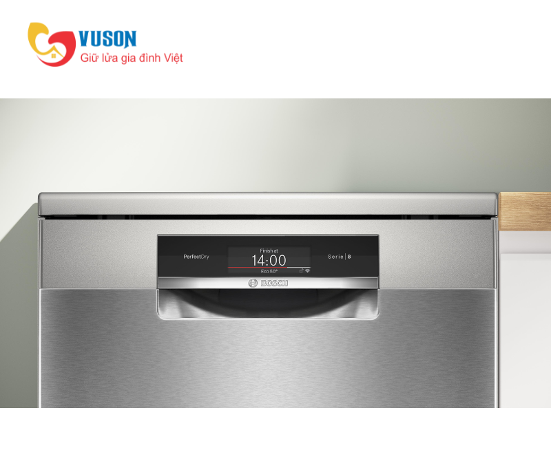 Máy Rửa Chén Bosch SMS8TCI04E Seri 8 Sấy Zeolith Model 2025