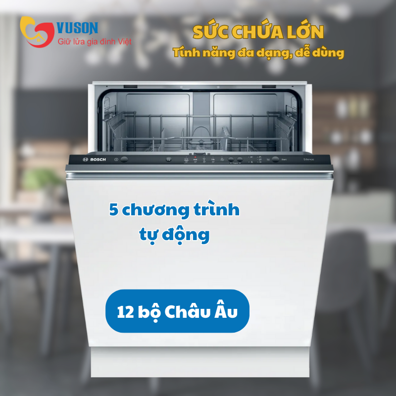 Máy rửa bát Bosch SMV25BX03R Model 2025