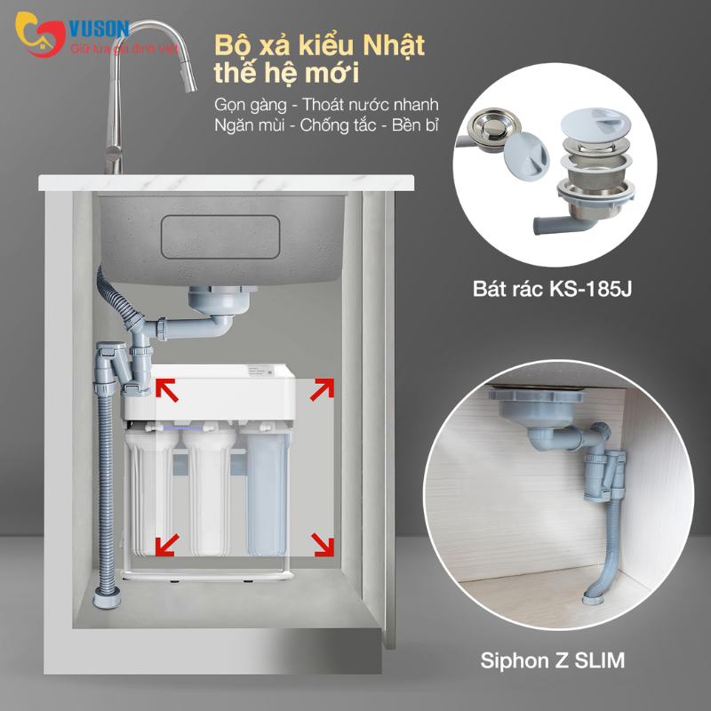 Chậu rửa bát Kluger KH8050FS Ulti