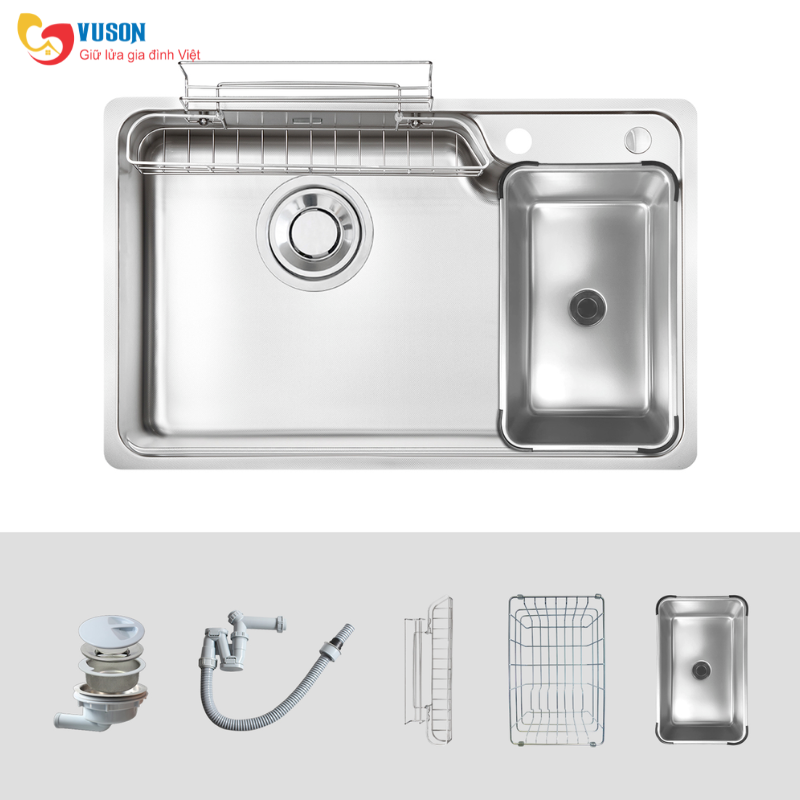 Chậu rửa bát Kluger KH8050FS Plus