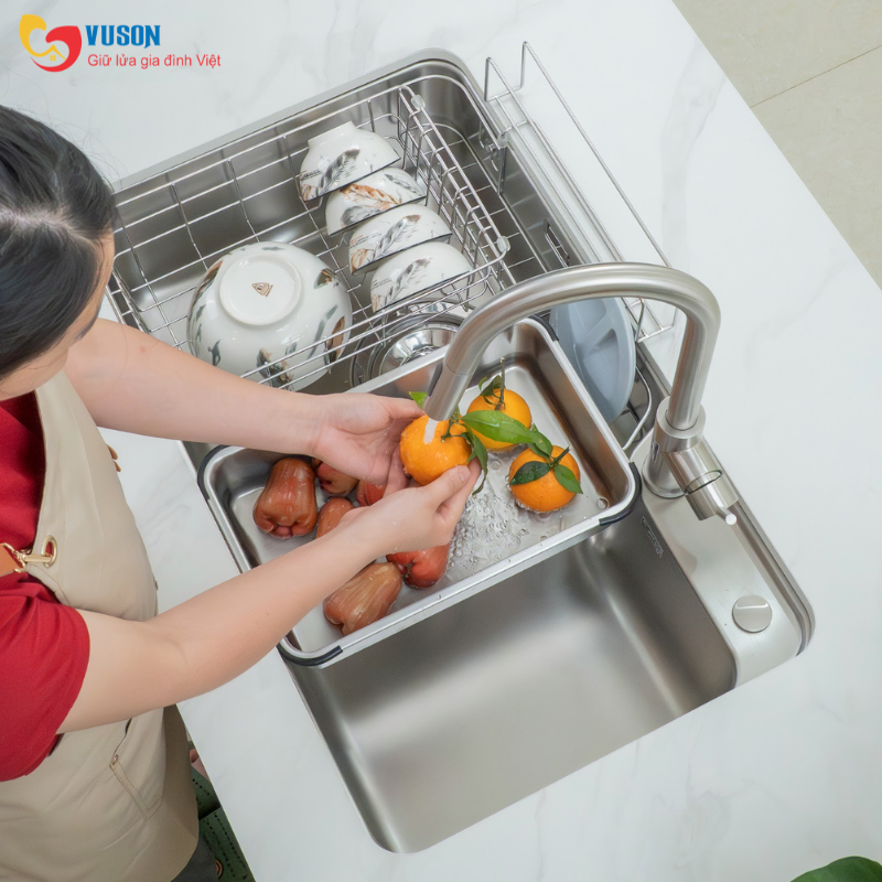 Chậu rửa bát Kluger KH8050ST Plus