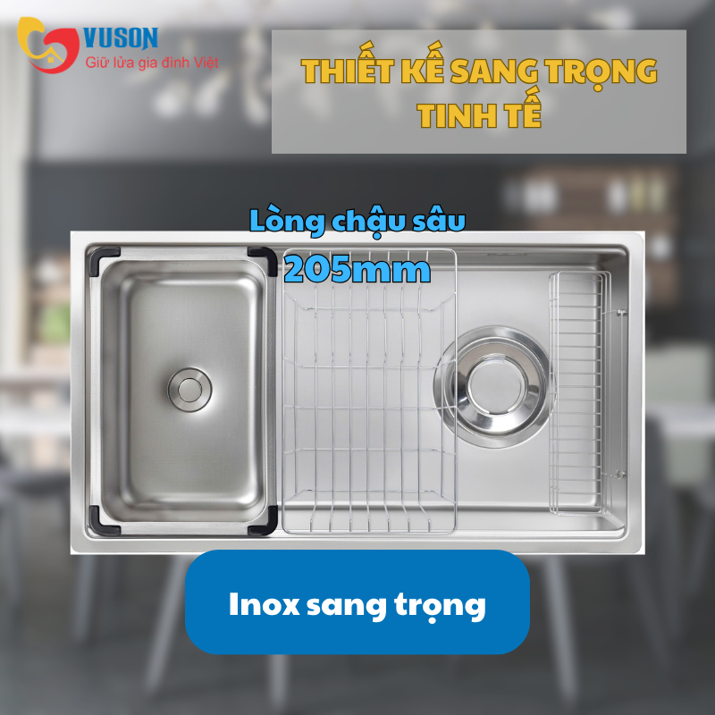 Chậu rửa bát Kluger KY7545FS Plus