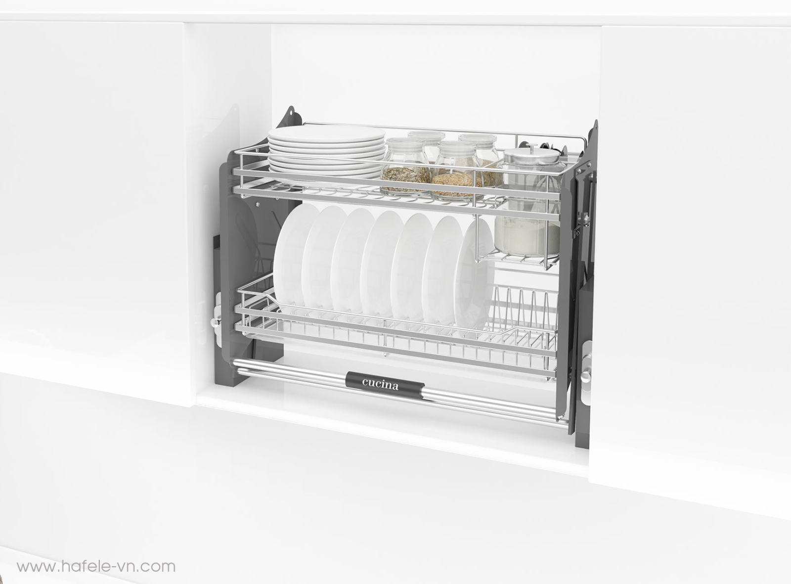 Rổ chén đĩa di động Hafele Cucina LENTO 504.76.137