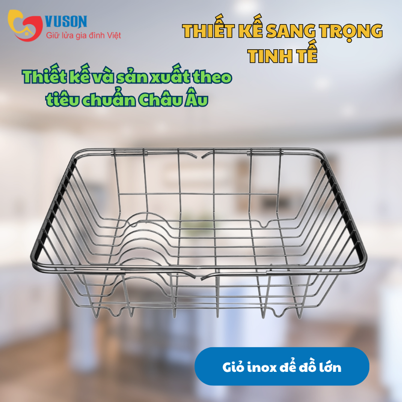 Giỏ để đồ inox Kluger KB-601S