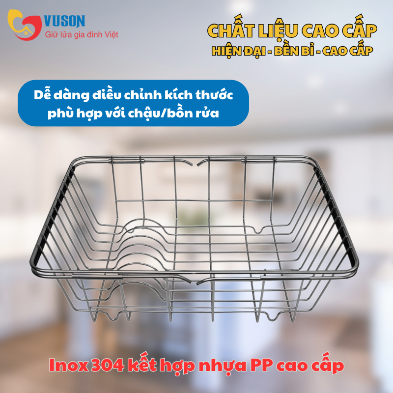 Giỏ để đồ inox Kluger KB-601S