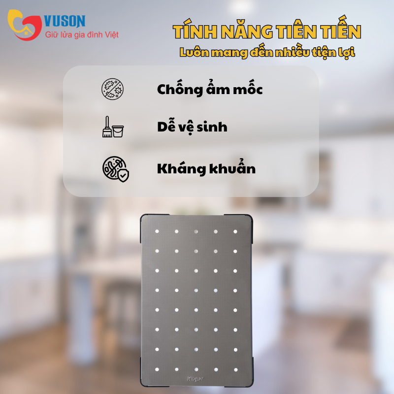 Thớt inox Kluger KCB-131FS