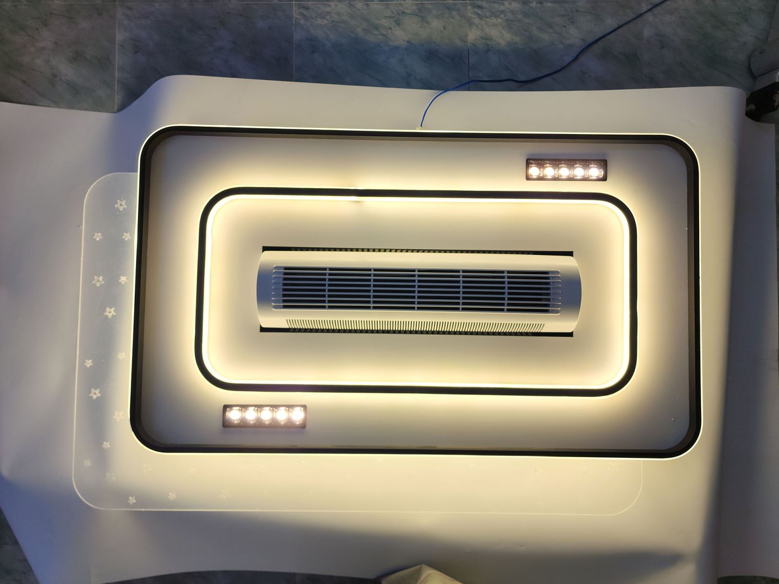 Đèn ốp trần kèm quạt đối lưu Fanlight FL OQ-N002