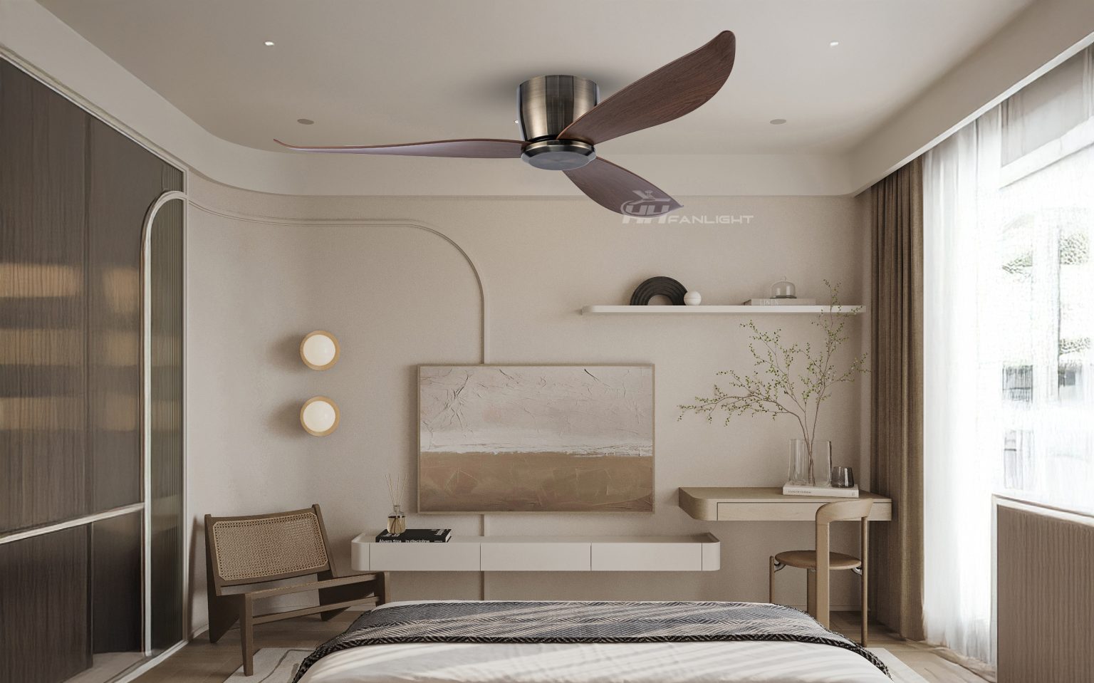 Quạt trần hiện đại Fanlight FL HD-303