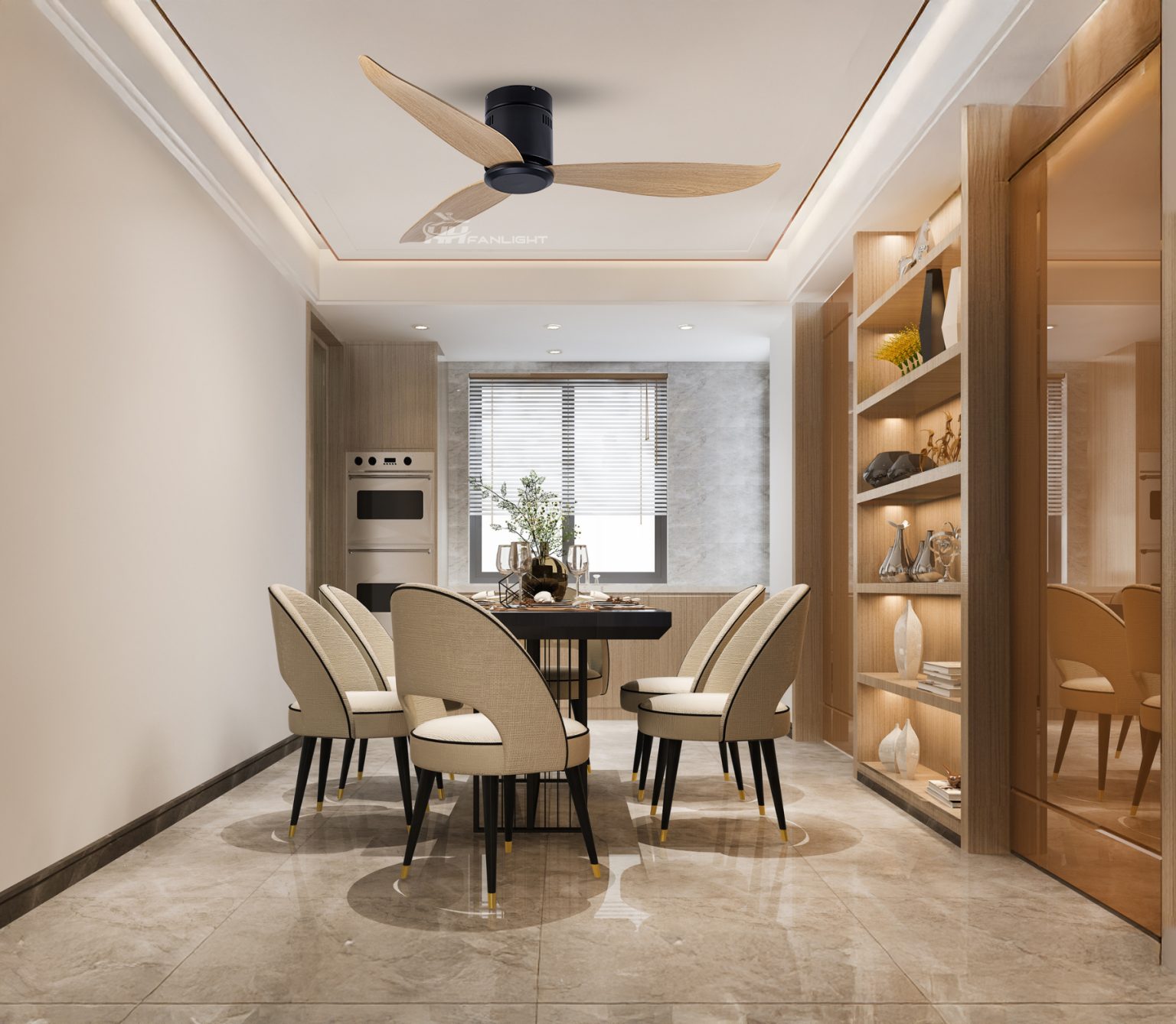 Quạt trần hiện đại Fanlight FL HD-300