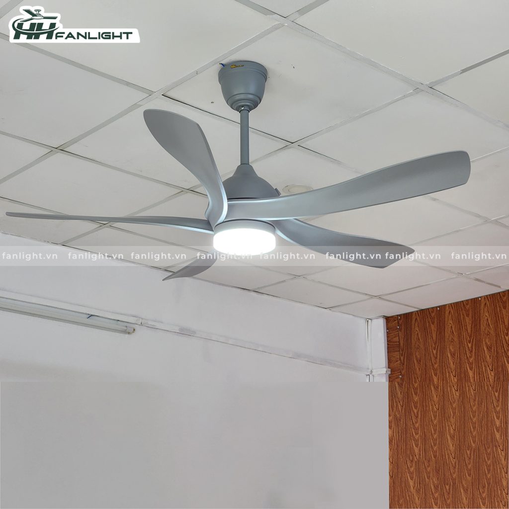 Quạt trần đèn Fanlight FL HD-506X 5 cánh màu xám