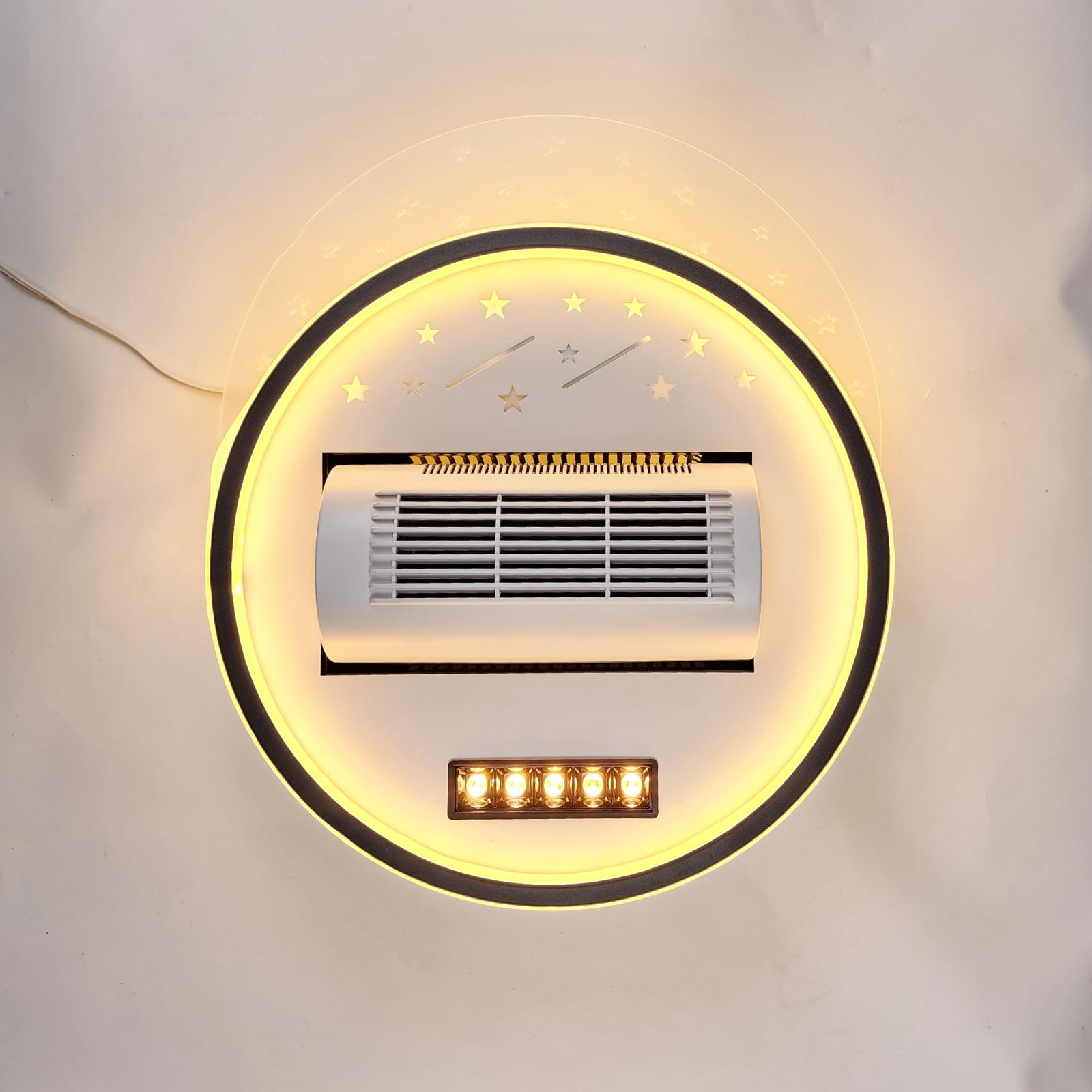 Quạt trần đèn không cánh đối lưu Fanlight FL OQ-T001