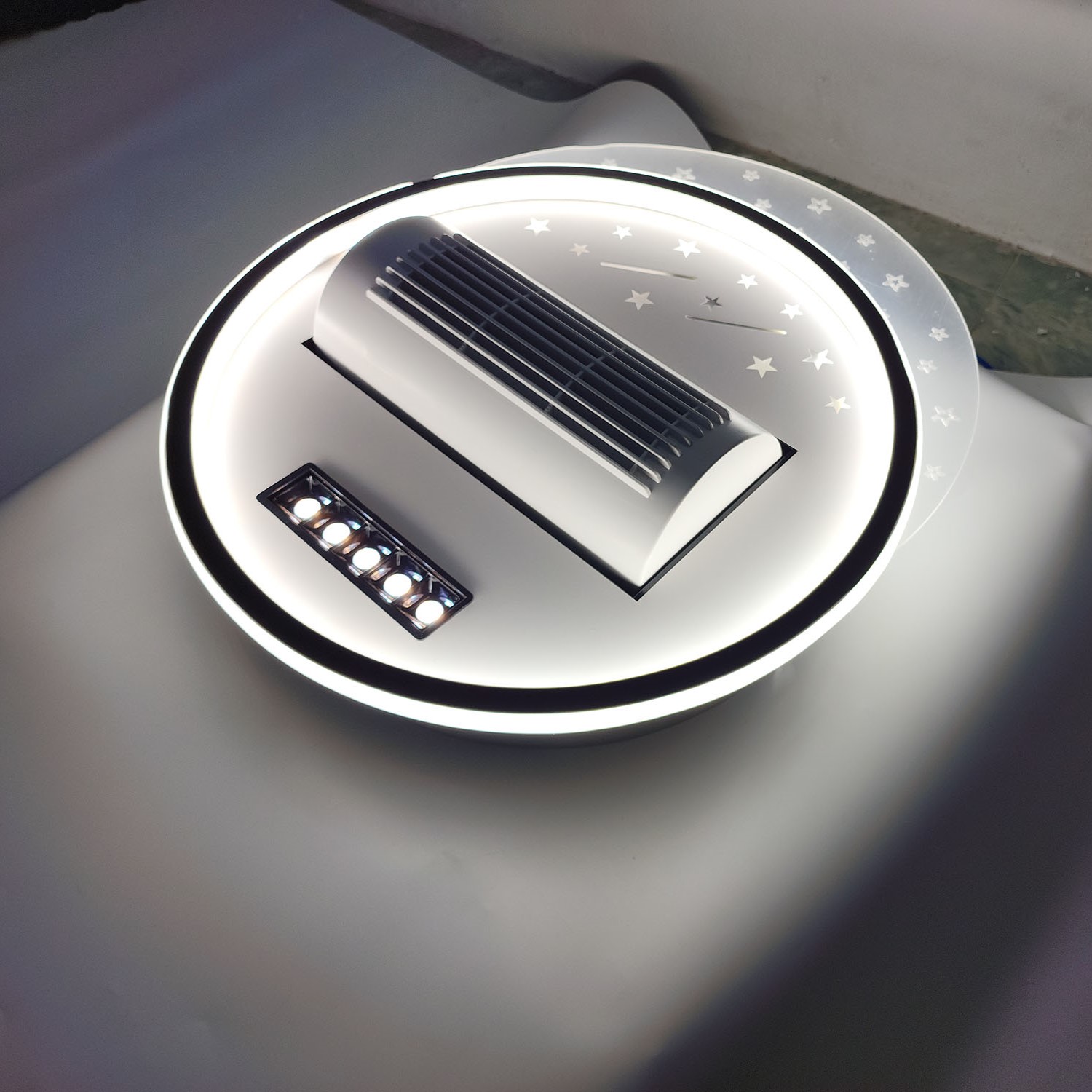 Quạt trần đèn đối lưu không cánh Fanlight FL OQ-T001