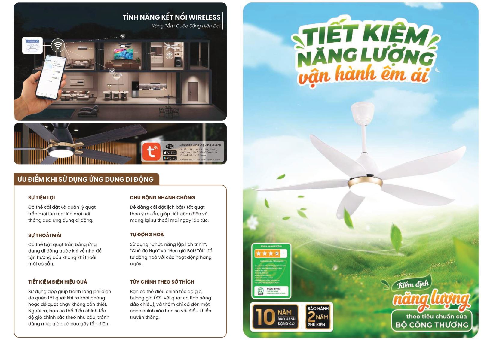 Quạt trần Fanlight FL HD-508