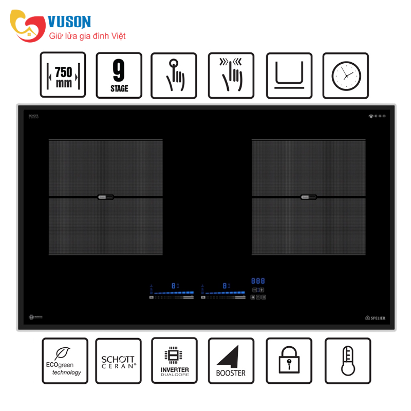Bếp từ Spelier SPE IC 1189 EG