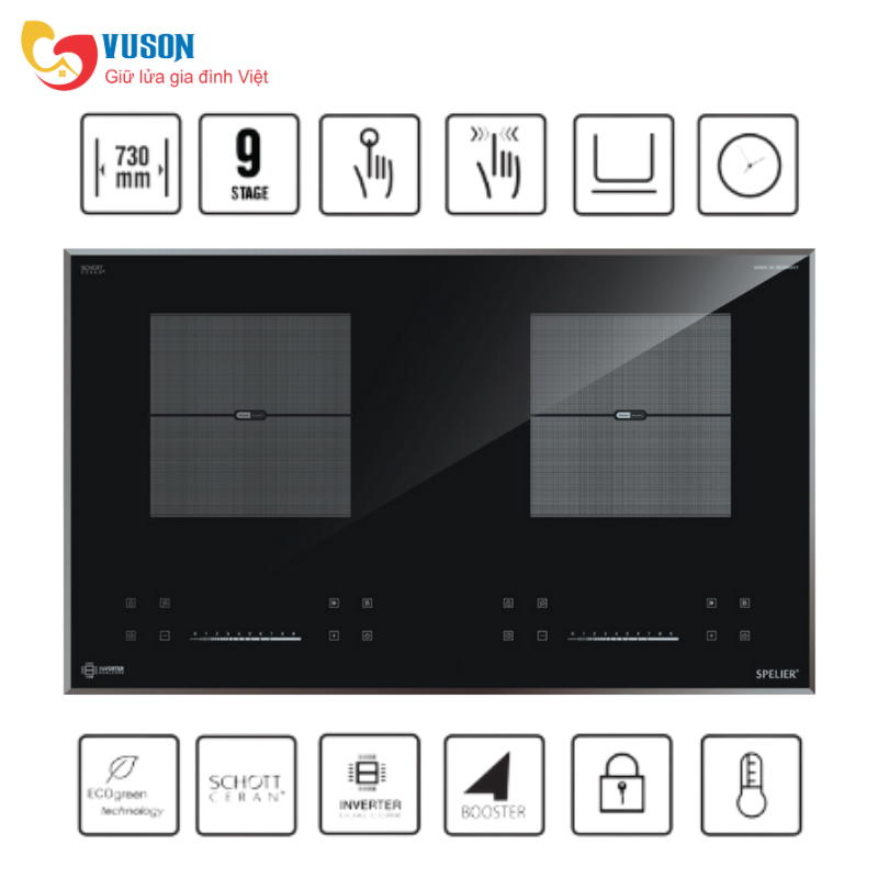Bếp từ Spelier SPE IC 1188 KPlus