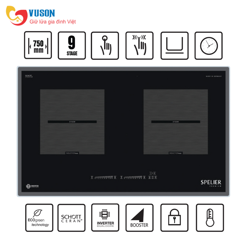 Bếp từ Spelier SPE IC 1088 EG