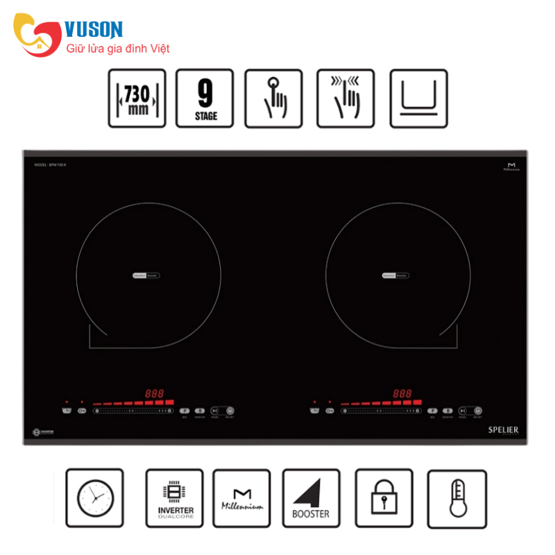 Bếp từ Spelier SPM 730K