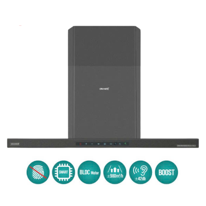 Máy hút mùi áp tường GrandX GX H90C69G