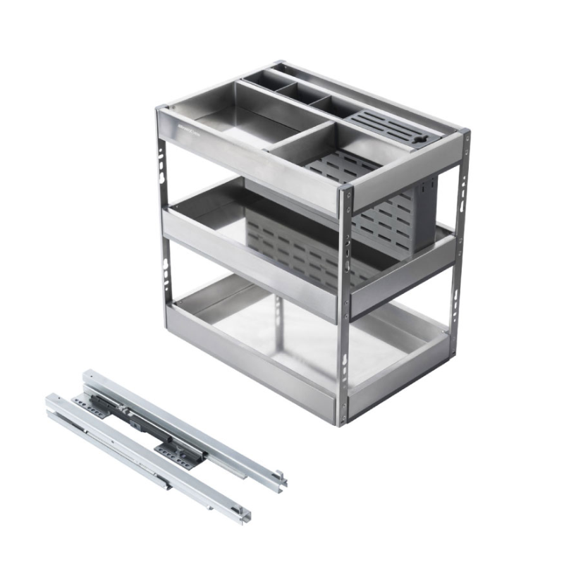 Giá đựng chai lọ, gia vị, dao thớt GrandX XK.B35S
