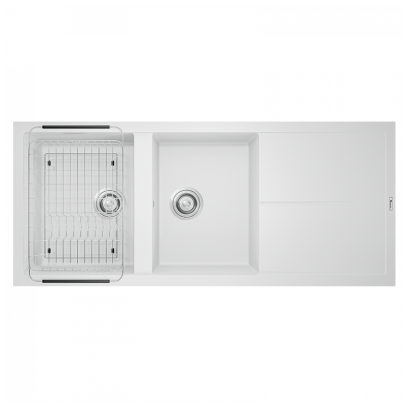 Chậu rửa Konox Granite Sink Livello Smart 1160 – Silver