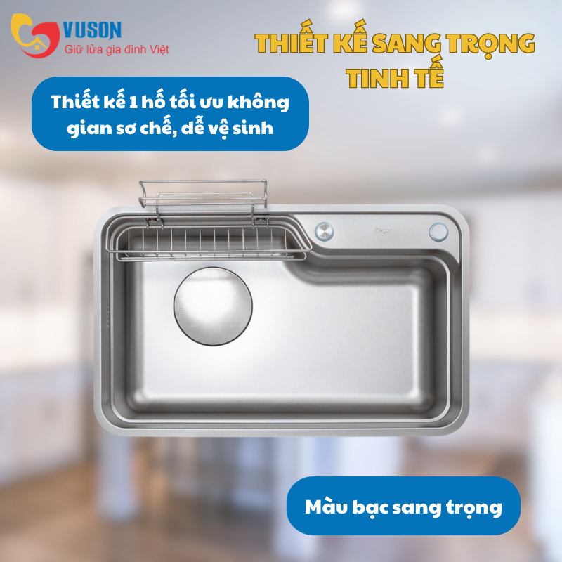 Chậu rửa bát Kluger KF7848FS-DO Basic