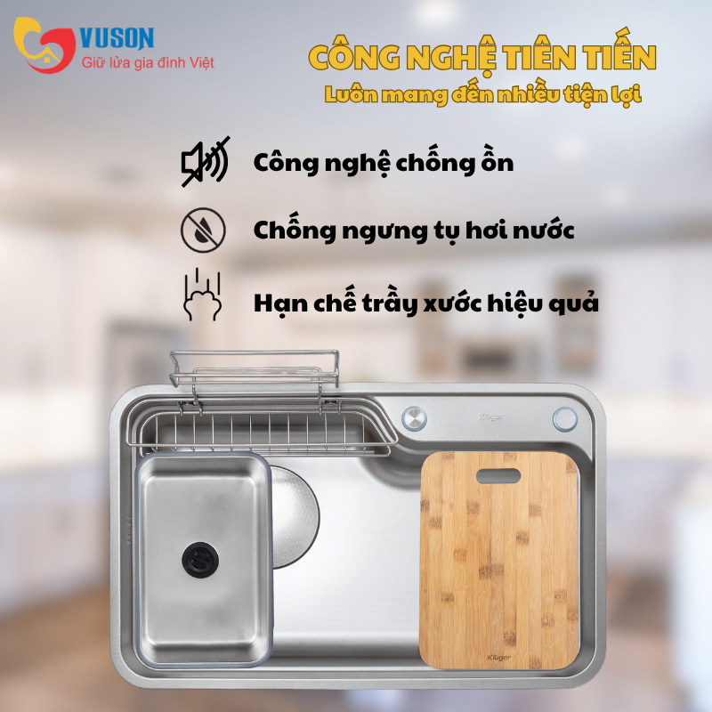 Chậu rửa bát Kluger KF7848FS-DO Plus
