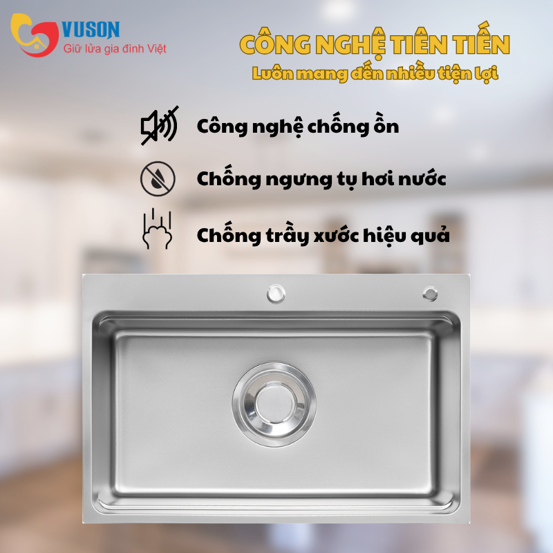 Chậu rửa Kluger KF7850FS Basic
