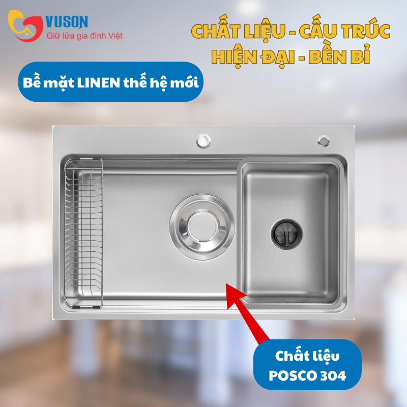 Chậu rửa Kluger KF7850FS Plus