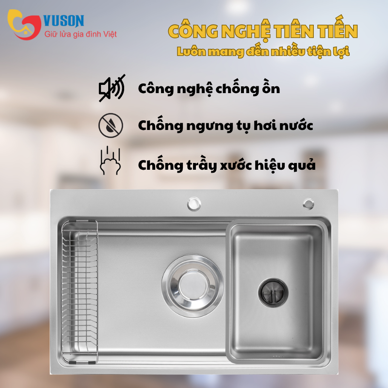 Chậu rửa Kluger KF7850FS Plus