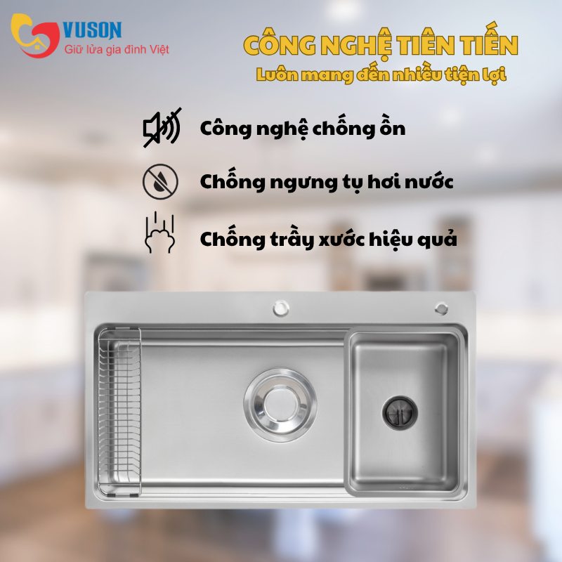 Chậu rửa Kluger KF8850FS Plus