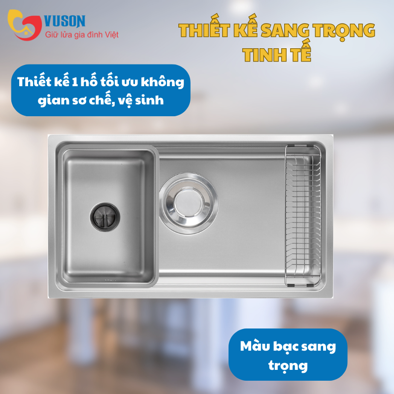 Chậu rửa Kluger KU7844FS Plus