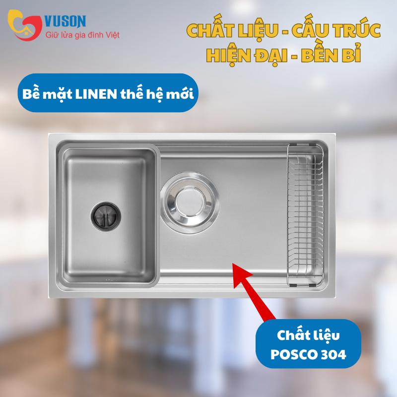 Chậu rửa Kluger KU7844FS Plus