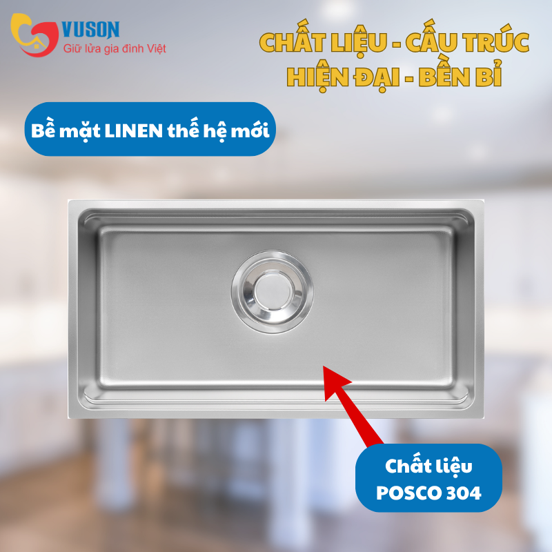 Chậu rửa Kluger KU8844FS Basic