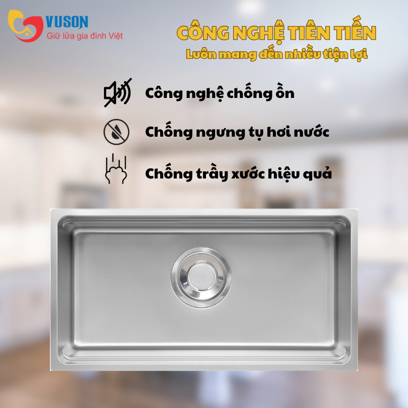 Chậu rửa Kluger KU8844FS Basic