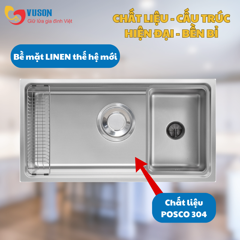 Chậu rửa Kluger KU8844FS Plus